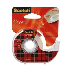 6-1925d: CRYSTAL CLEAR TAPE 19X25DEROUL