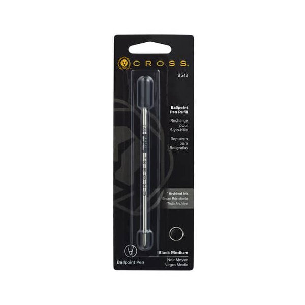 CR-8513: Recharge stylo bille Cross noir M