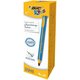 Crayons graphite triangulaires BIC bleu, la pochette de 12