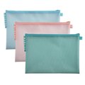 37150E: Pochette zip EVA A4 Chrom pastel assorti