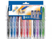 Set2Go: Set2Go 12 x  FriXion Ball (noir/bleu/rouge/vert/bleu ciel/rose