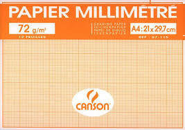 C200067115: PO 12FL  MILLIMETRE CANSON® A4 90G  BISTRE