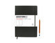 321149: Schwarz, Master Slim (A4+), 123 S., dotted Notizbücher Master Slim