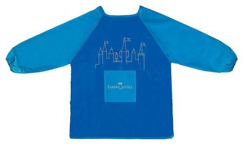 201203: Malschürze für Kinder Farbe Blau