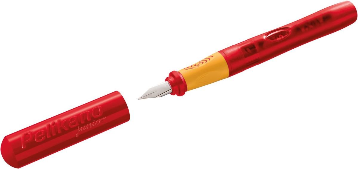 940882: Plume Pelikano Junior rouge A droitier P67D