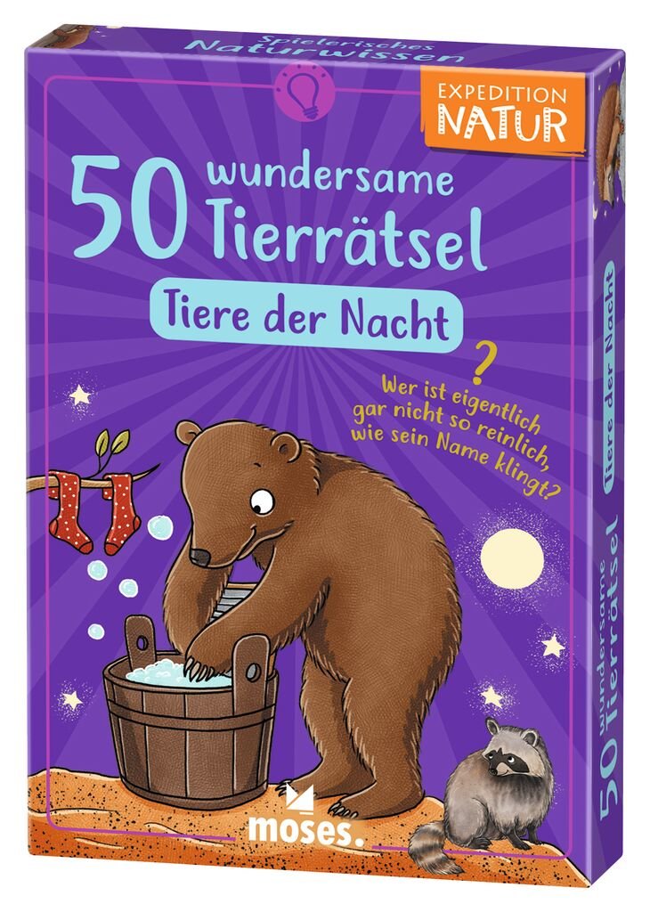 Expedition Natur 50 w. Tierrätsel - Tiere der Nacht