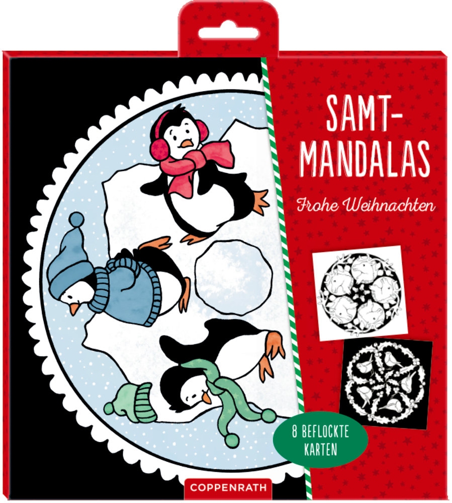 Samt-Mandalas Frohe Weihnachten (100% s.g.)