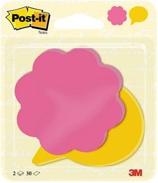 BC2030F: POST-IT NOTES 30P FLEUR+BALLON