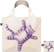 AV.FC: ARMANDO VEVE Flying Purr-ple Cat Recycled Bag