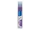 BLS-FR7-V-3S: Set 3 recharges FriXion Ball /Clicker 07 violet