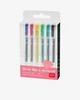 GGP0001: SET OF 6 GLITTER GEL PENS - SHINE LIKE A DIAMOND - MULTICOLOR