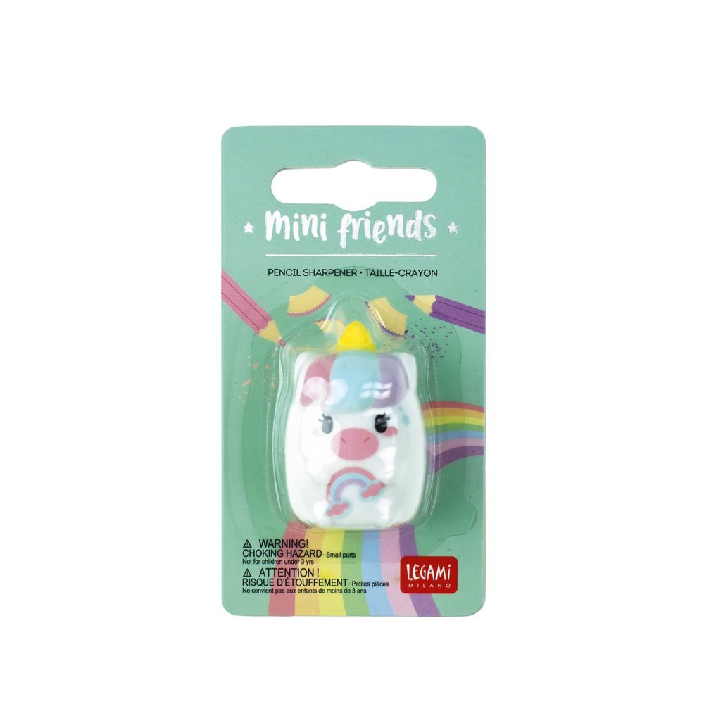 CSH0001:PENCIL SHARPENER - MINI FRIENDS - UNICORN