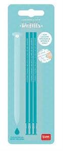 REFEP0010:REFILL ERASABLE PEN - TURQUOISE - PACK 3 PCS