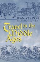 Travel In The Middle Ages