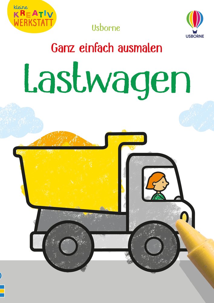 Kleine Kreativ-Werkstatt - Ganz einfach ausmalen: Lastwagen