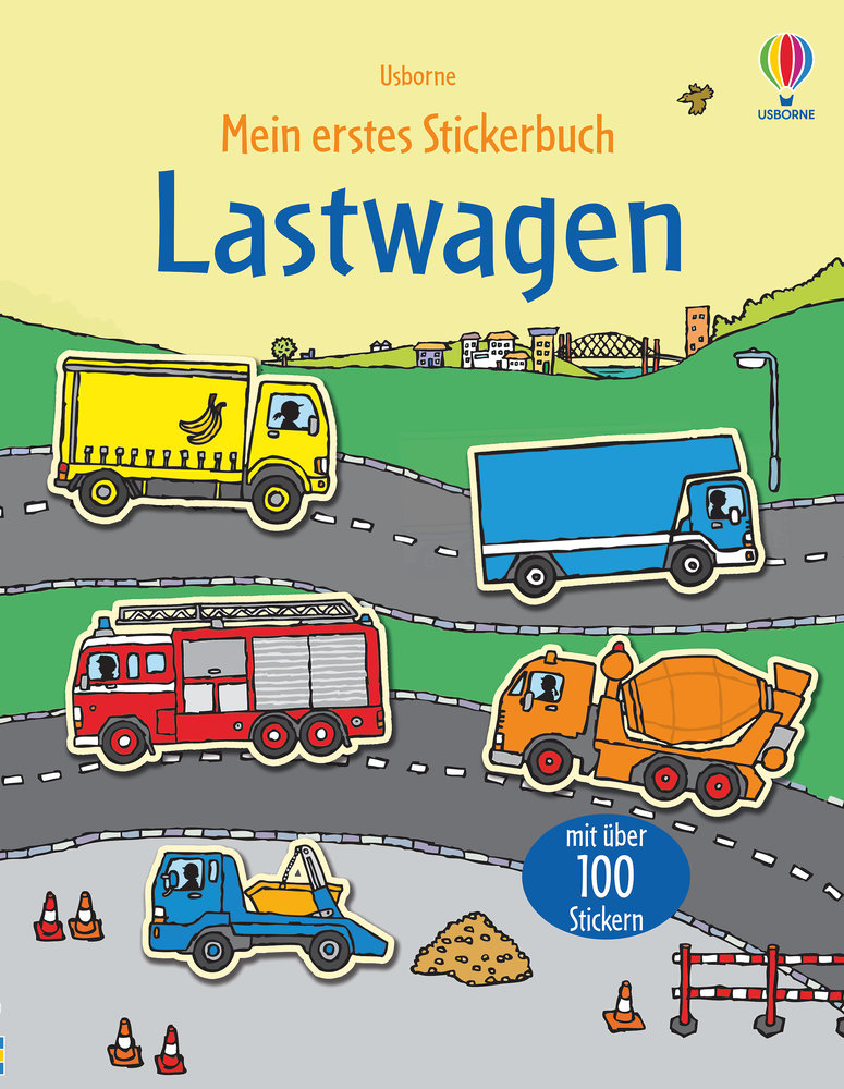 Mein erstes Stickerbuch: Lastwagen