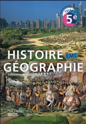 Histoire-geographie-emc cycle 4 / 5e - livre eleve - ed. 2016