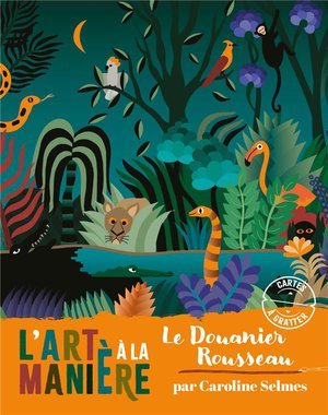 L'art a la maniere du douanier rousseau - cartes a gratter  - pochette avec accessoires