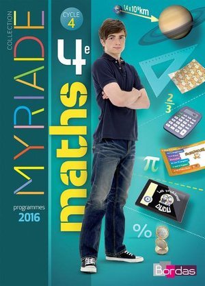 Myriade mathematiques 4e 2016 manuel eleve