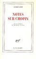 Notes sur chopin