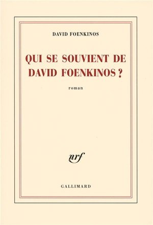 Qui se souvient de david foenkinos ?