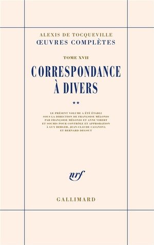 Oeuvres completes - xvii - correspondance a divers - vol02