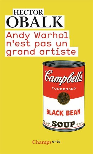 Andy warhol n'est pas un grand artiste - illustrations, noir et blanc