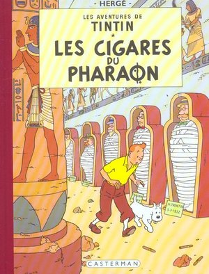 Tintin - fac-simile noir et blanc - t04 - les cigares du pharaon