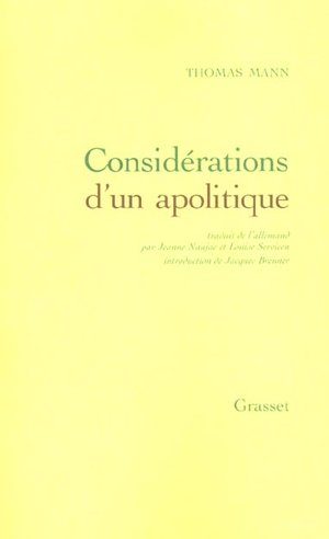 Considerations d un apolitique