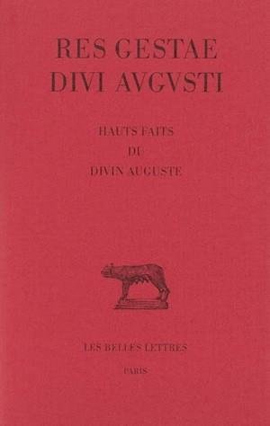 Res gestae divi augusti. hauts faits du divin auguste - edition multilingue - illustrations, noir et