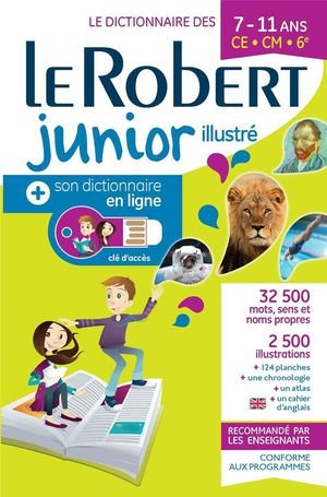 Le robert junior illustre et son dictionnaire en ligne + cle