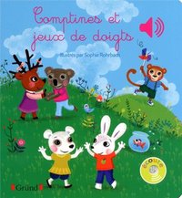 Mes premières comptines en anglais - Livre sonore avec 6 puces - Dès 1 an