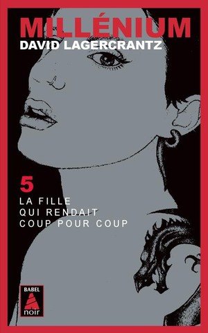 Millenium 5 - la fille qui rendait coup pour coup - illustrations, noir et blanc