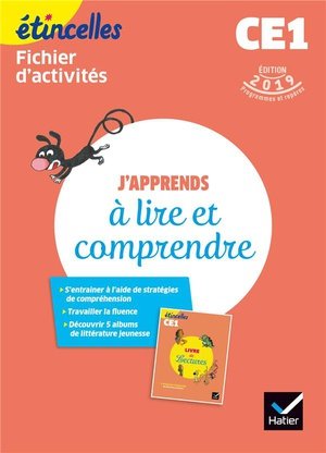 Etincelles - francais ce1 ed. 2019 - j'apprends a lire et comprendre - fichier d'activites