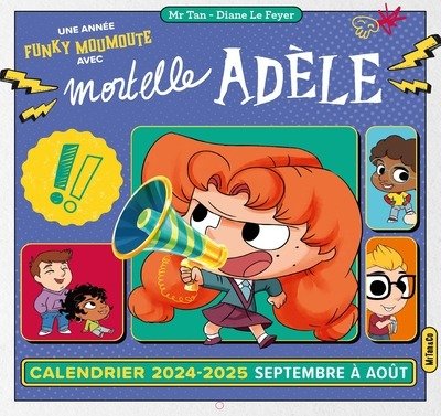 Calendrier mural mortelle adele (2024-2025)