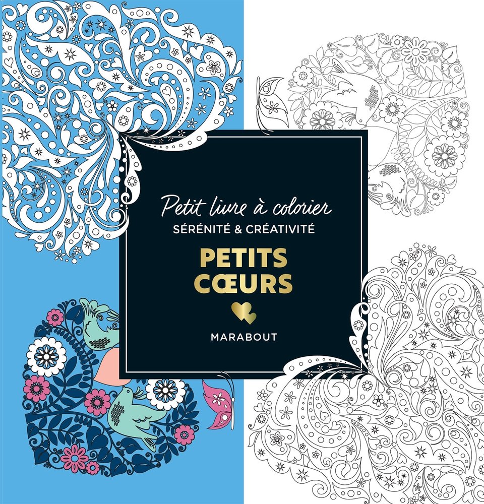 Le petit livre de coloriages - petits coeurs