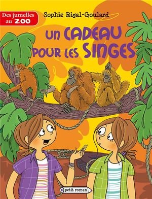 Des jumelles au zoo - t01 - les jumelles au zoo : un cadeau pour les singes