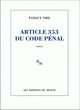 Article 353 du code pénal