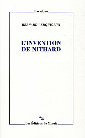 L'invention de nithard