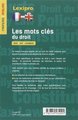 Les mots cle du droit (francais/anglais)