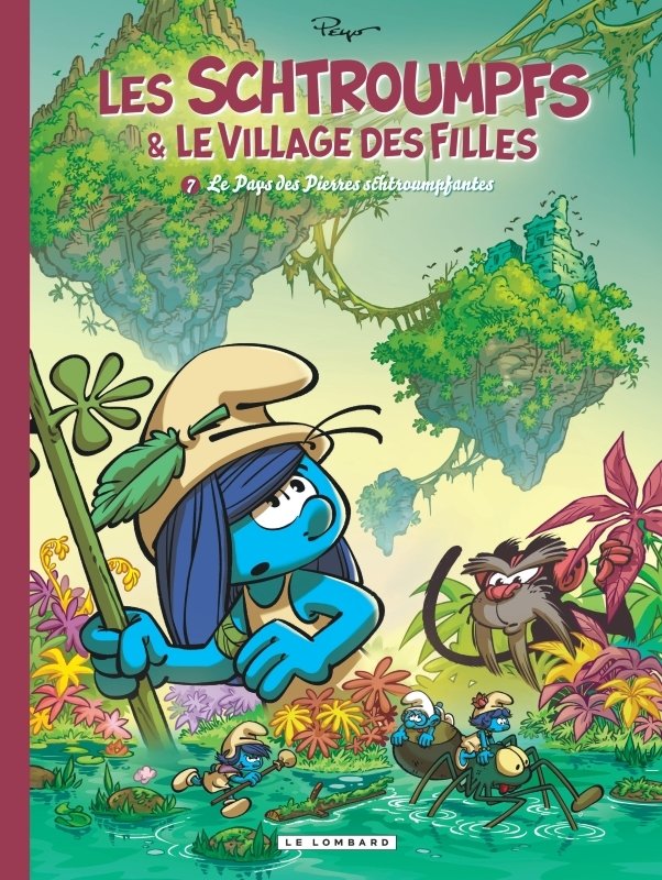 Les schtroumpfs et le village des filles - tome 7 - le pays des pierres schtroumpfantes