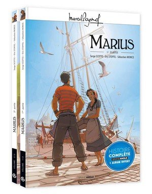 M. pagnol en bd : marius - pack promo histoire complete