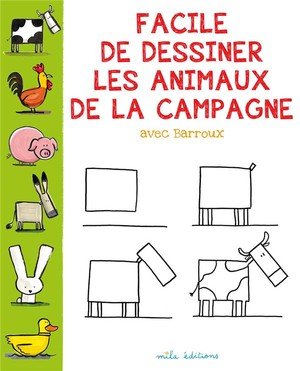 Facile de dessiner les animaux de la campagne