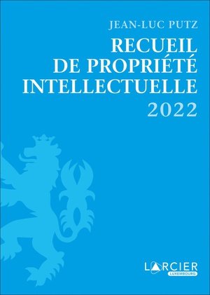 Recueil de propriete intellectuelle 2022