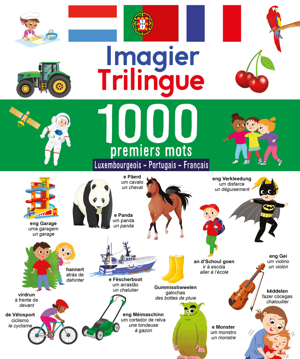 Mon imagier trilingue Lux / Port / Fr - 1000 premiers mots