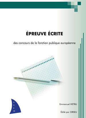 Epreuve ecrite de la fonction publique europeenne