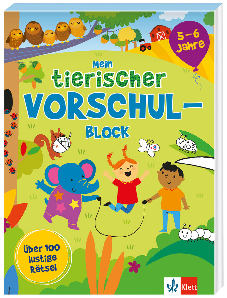 Mein tierischer Vorschul-Block (5-6 Jahre)