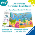 Ravensburger Play+ Mein allererstes Soundbuch: Tierkinder (Sachen suchen und hören)