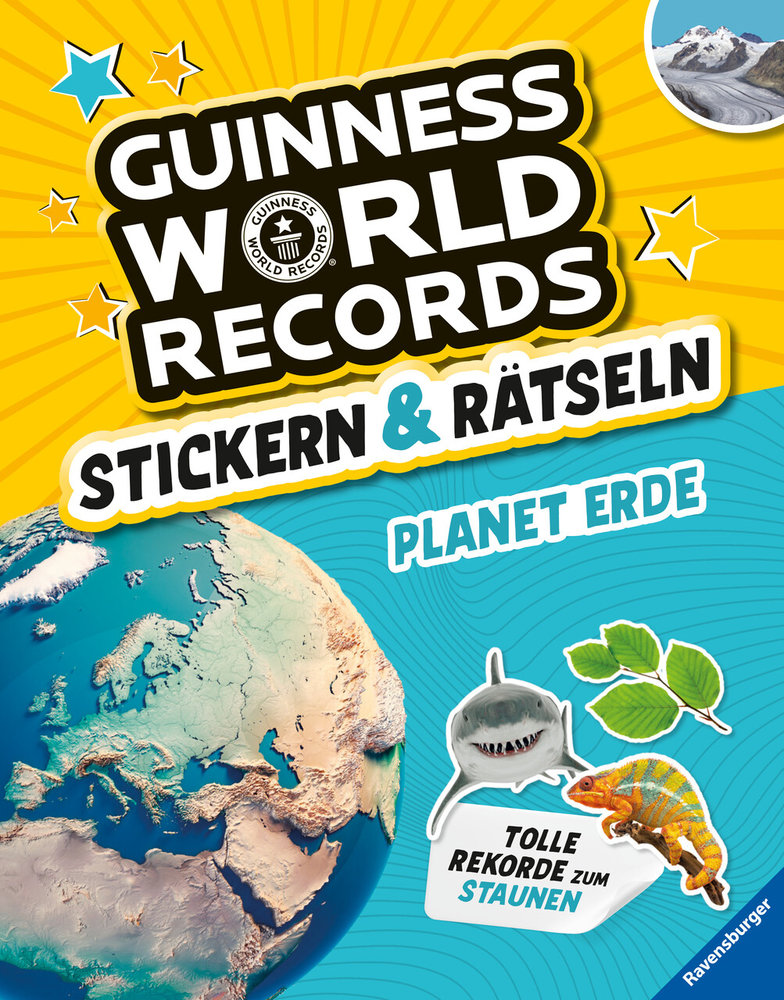 Guinness World Records Stickern und Rätseln: Planet Erde