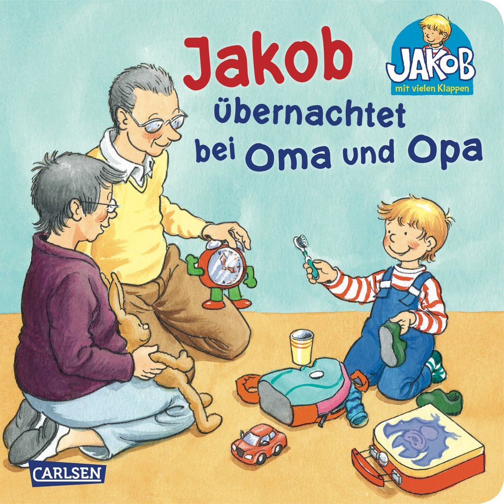 Jakob übernachtet bei Oma und Opa